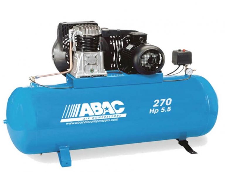 Compresseur a piston bi-étagés haut débit cuve 270L 5,5ch