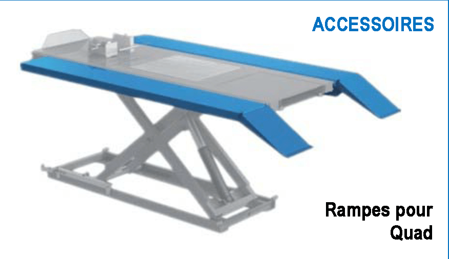 Rampes quad XT100E Pont moto 700Kg