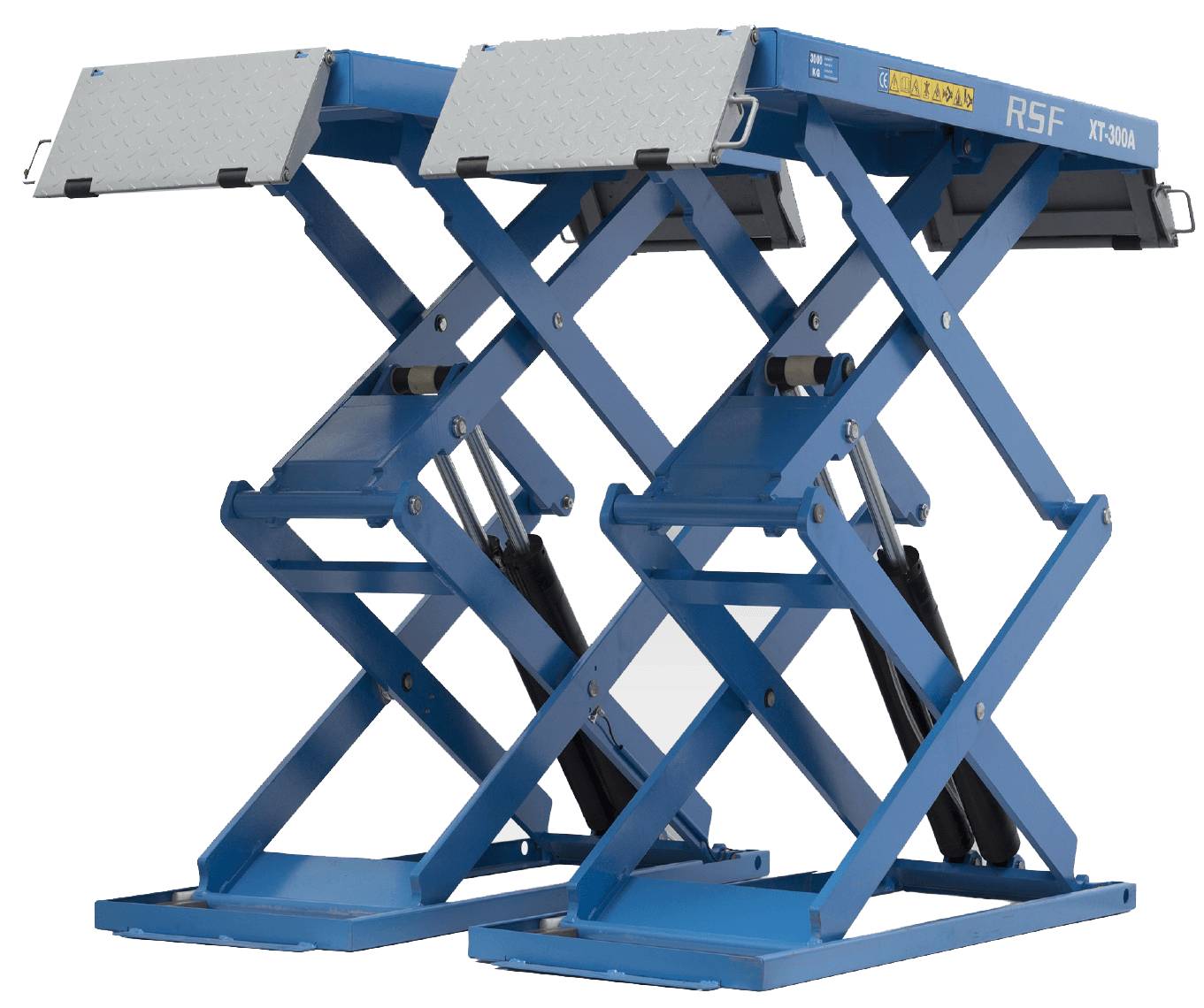 Pont Ciseaux Hauteur De Levage 1m85 à Poser Pont ciseaux à poser 3T avec levage à 1.9m livrable en 220V ou 380V tri