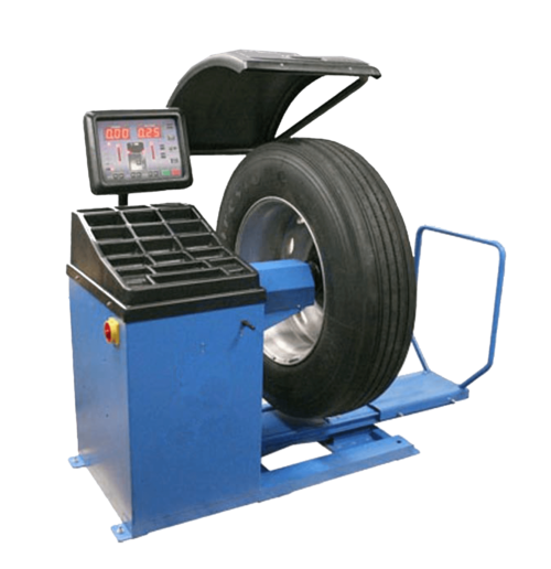 Equilibreuse de roue de poids lourds