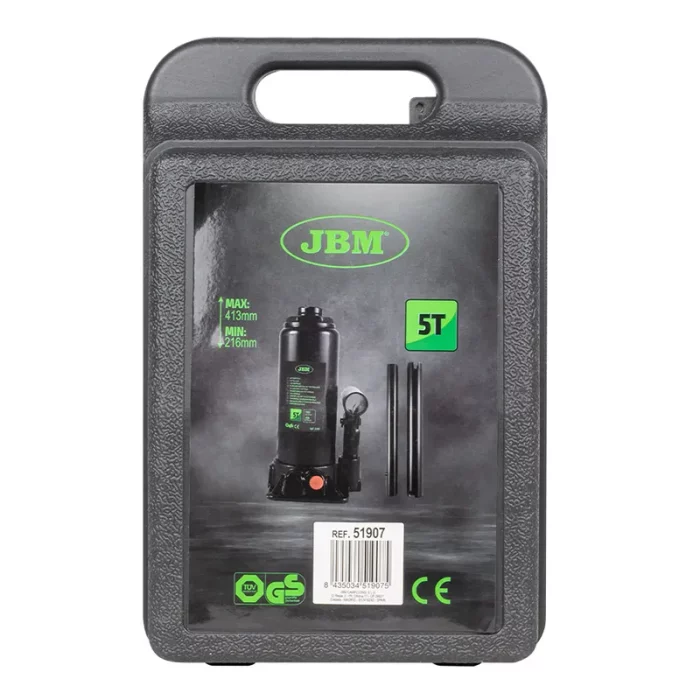 cric bouteille 5tonnes, cric voiture bouteille, jbm 51907