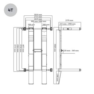 Pont-elevateur-4colonnes-Plan-4T