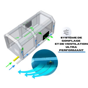 cabine peinture gonflable, location cabine peinture gonflable, aérographe