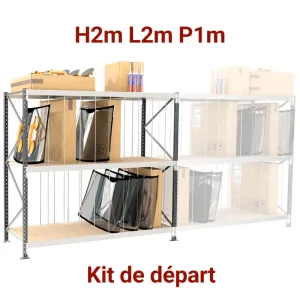 Rangement stockage rayonnage pour garage automobile, étagère pare brise, rangement pour pare brise