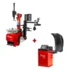 Pack duo Equilibreuse de pneu et Démonte pneu automatique avec bras d'assistance