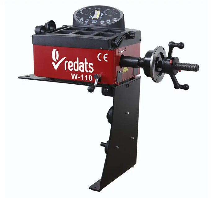 équilibreuse pneu, equilibreuse pneu, machine a pneu, équilibreuse semi automatique, équilibreuse redats W110n équilibreuse monophasé, equilibreuse 203v