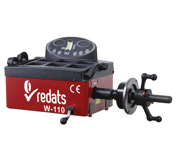 équilibreuse pneu, equilibreuse pneu, machine a pneu, équilibreuse semi automatique, équilibreuse redats W110n équilibreuse monophasé, equilibreuse 203v